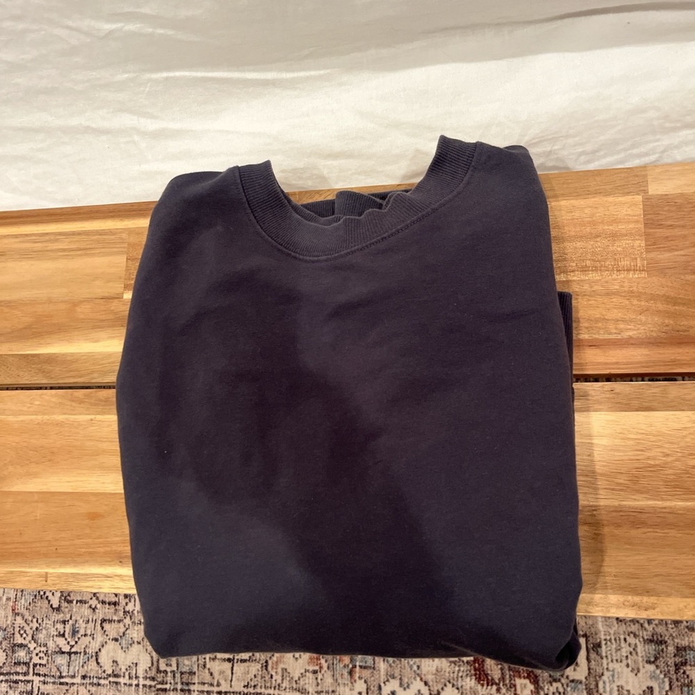 Navy knitted crewneck sweatshirt #Target